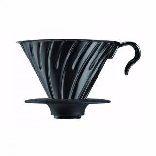 Dripper Hario V60-02  VDM-02MB, černý nerez 